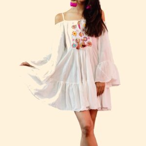 Bohemian Cover-Up Mini Dress