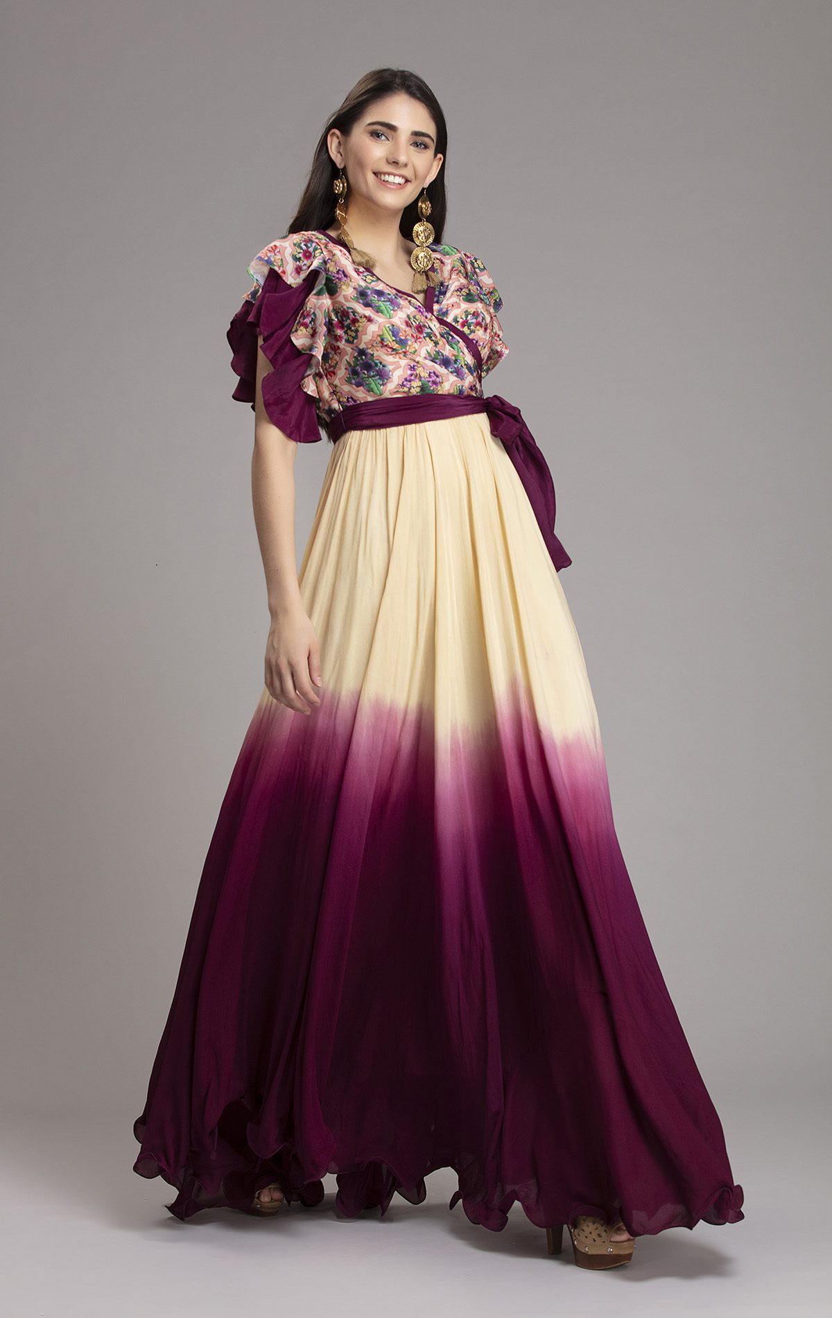 Discover more than 155 silk crepe gown super hot - camera.edu.vn