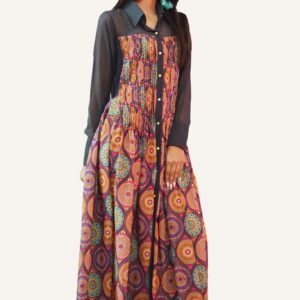 Buy Mesh Maxi Dress Online In Canada - India - USA At Folklore
