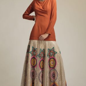 Buy Mandala Kurta Skirt Set Online