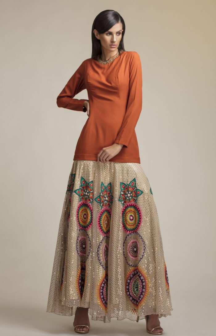 Buy Mandala Kurta Skirt Set Online
