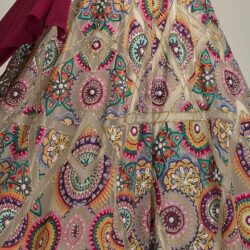Mandala Embroidered Corset Lehenga Set