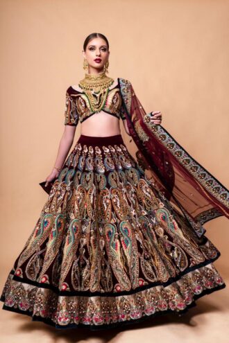 Buy Bridal Designer Lehenga in Toronto - Delhi - New jersey | Buy Indian Designer Bridal Lehenga Online in Canada - India - USA