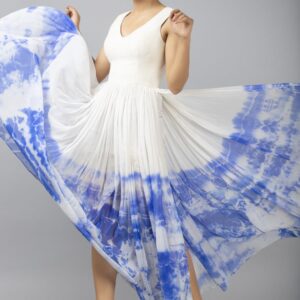 Marble Blue Maxi Dress