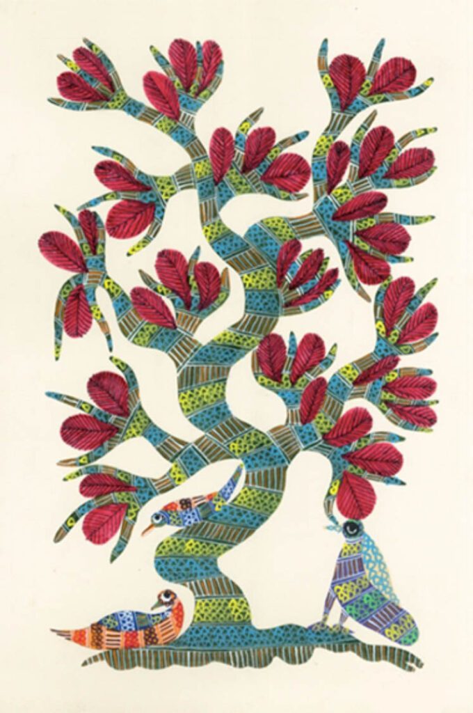 Gond Art Painted dress Collection