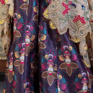 Elegant Silk Lehenga Set with Embroidered Jacket