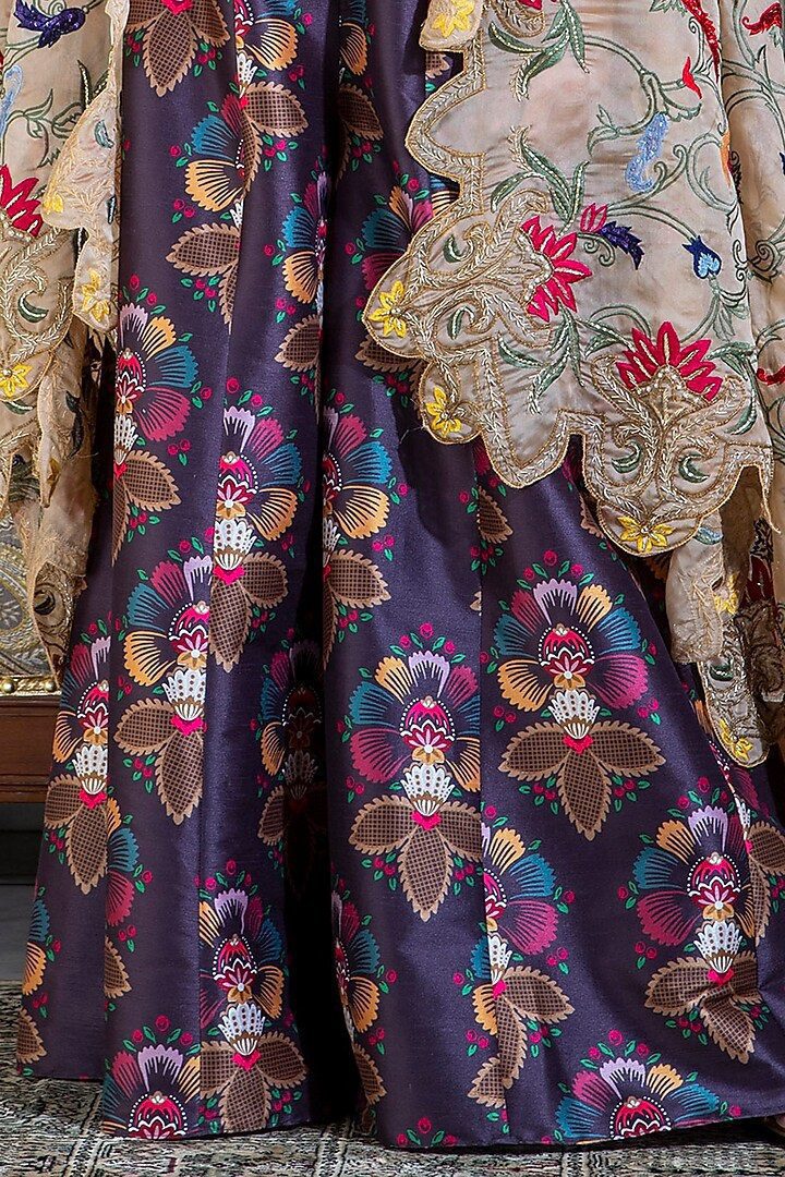 Elegant Silk Lehenga Set with Embroidered Jacket