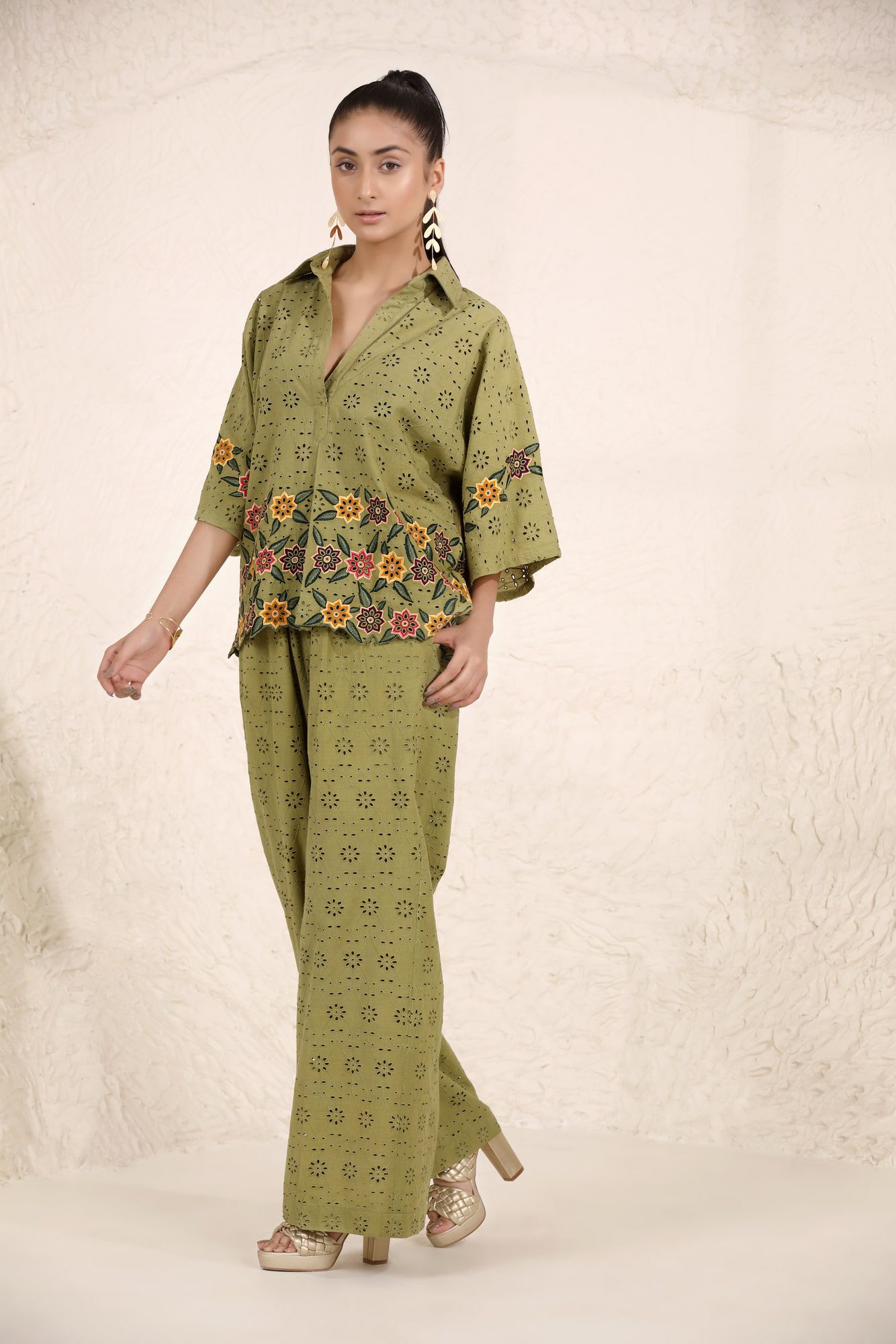 Embroidered Lounge top