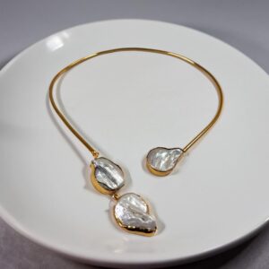 Pearl Labradorite Necklace