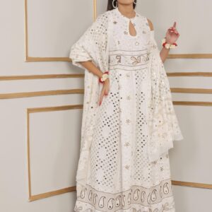 Indian Embroidered Anarkali Gown