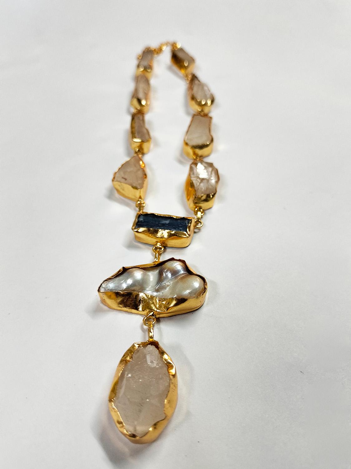 Devora Stone Drop Necklace