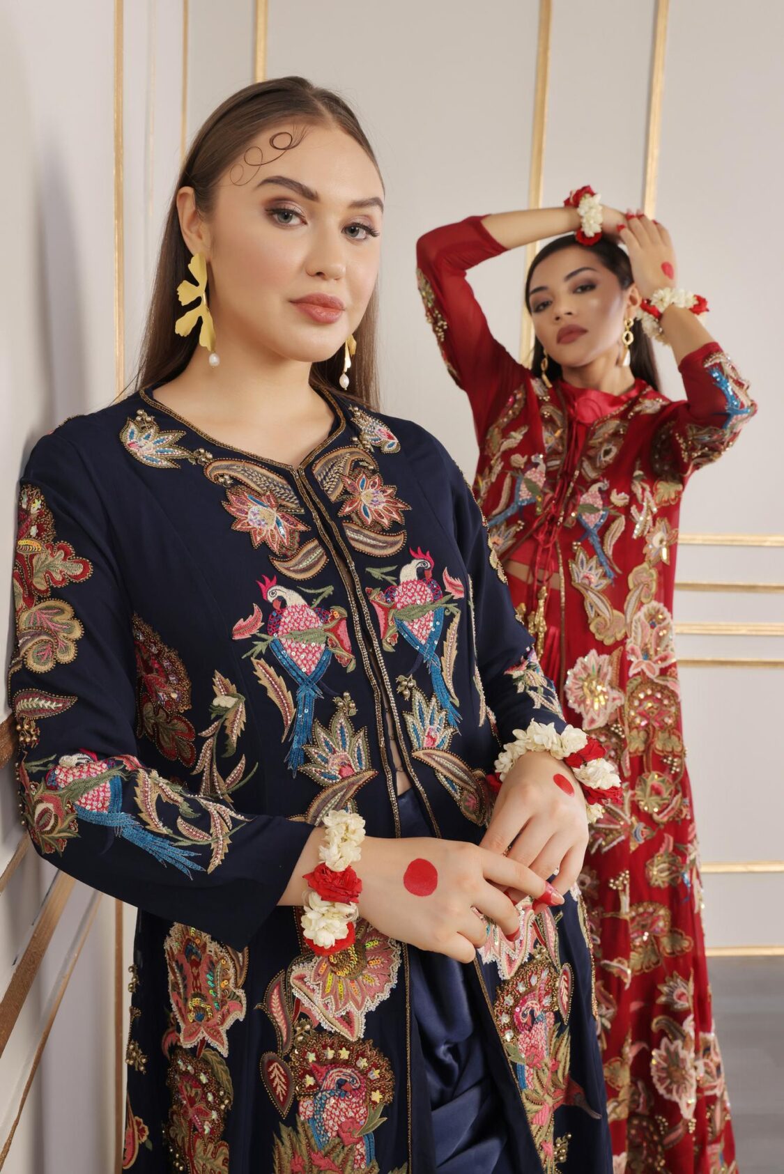 Turkish Hand embroidered Long Jacket