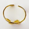 Golden Leaf Design Bracelet
