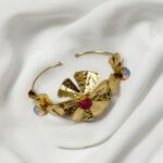 Handcrafted Gold-Plated Cuff Bracelet