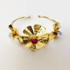 Handcrafted Gold-Plated Cuff Bracelet