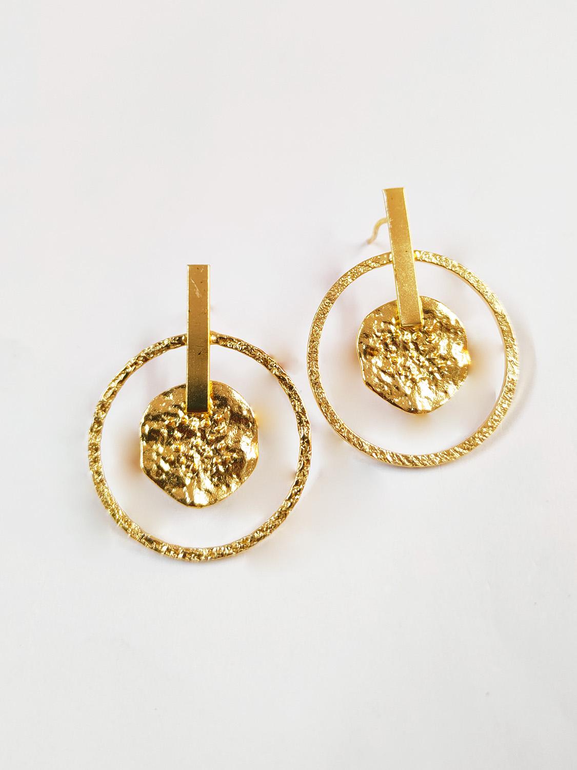 Golden Myrna Earrings