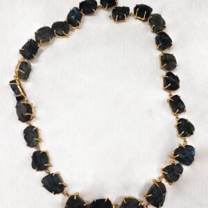 Chunky Black Stone Necklace
