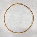 Yellow Gold Tone Necklace