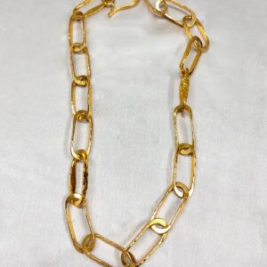 Gold Plated Enamelled Necklace