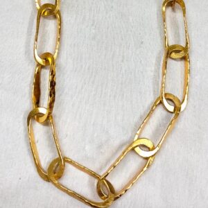 Gold Plated Enamelled Necklace