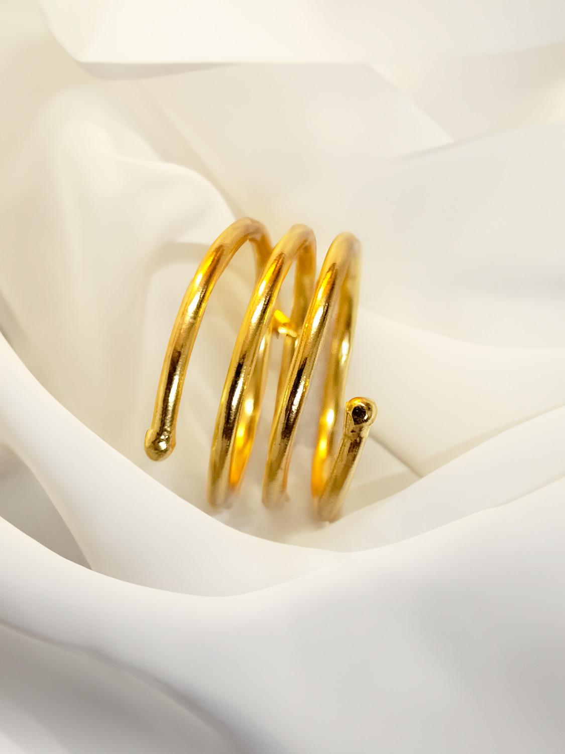 Gold-Plated Finger Ring