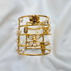 Buy Gold Flower Bracelet Online In India | Flower Bracelet