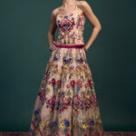 Meadow Embroidered Lehenga With Corset Top