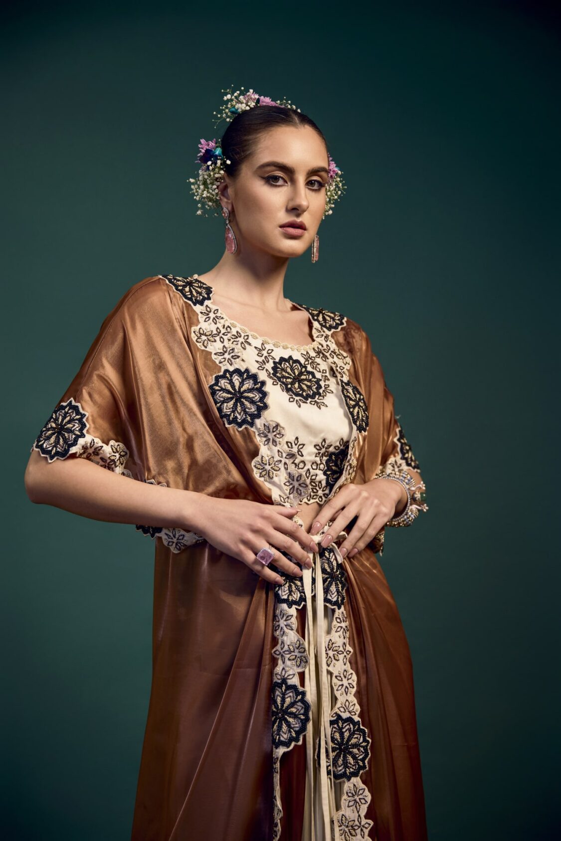 Buy Embroidered Turkish Cape With Blouse